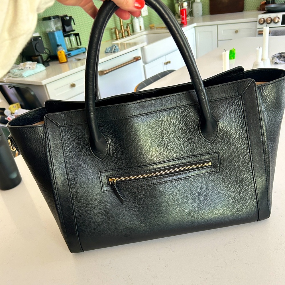 Mark & Graham Zoe Work Tote Black - NO monogram